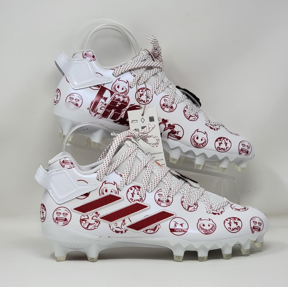 Adidas Freak 22 Big Mood DSG SM Football Cleats Men's Sz Multi White Red GZ6901 - Picture 1 of 11